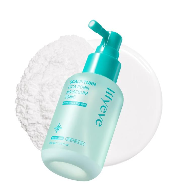 LILYEVE Scalpturn Cica PDRN No-Sebum Tonic 100ml – Sebum Control & Scalp Soothing Care 1 ea