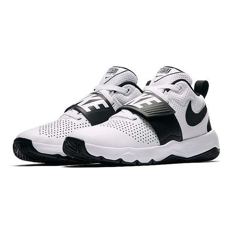 New Nike Team Hustle D 8 White Black GS 881941-100