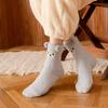 Style Floor Socks Mid-Tube Fashion Design Calf Socks Home Sleep Socks Cute Dog Socks Women Hosiery