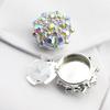 Fashion Bestseller 2 pieces of 22MM Circular Rhinestone Cufflinks, Women's Shirts, Dresses, Sweaters, DIY Handmade Wholesale