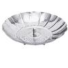 Retractable Stainless Steel Round Steamer Trivet Plate for Buns