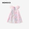 MOMOCO Girls' Colorful Sweet Summer Princess Dress