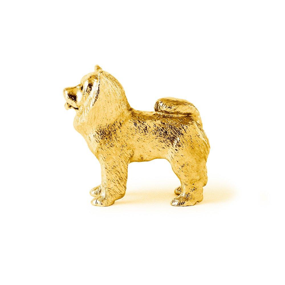 Chow Chow 22ct Gold Plated British Art Dog Figure Collection