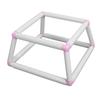 Embroidery Frame Lap Stand   Stitch Stitching Holder Set Rectangular Plastic Tube Double Layer Sewing Hoop