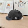 Short brim hat retro soft brim baseball cap old letter men's and women's five-piece cap small edge cap