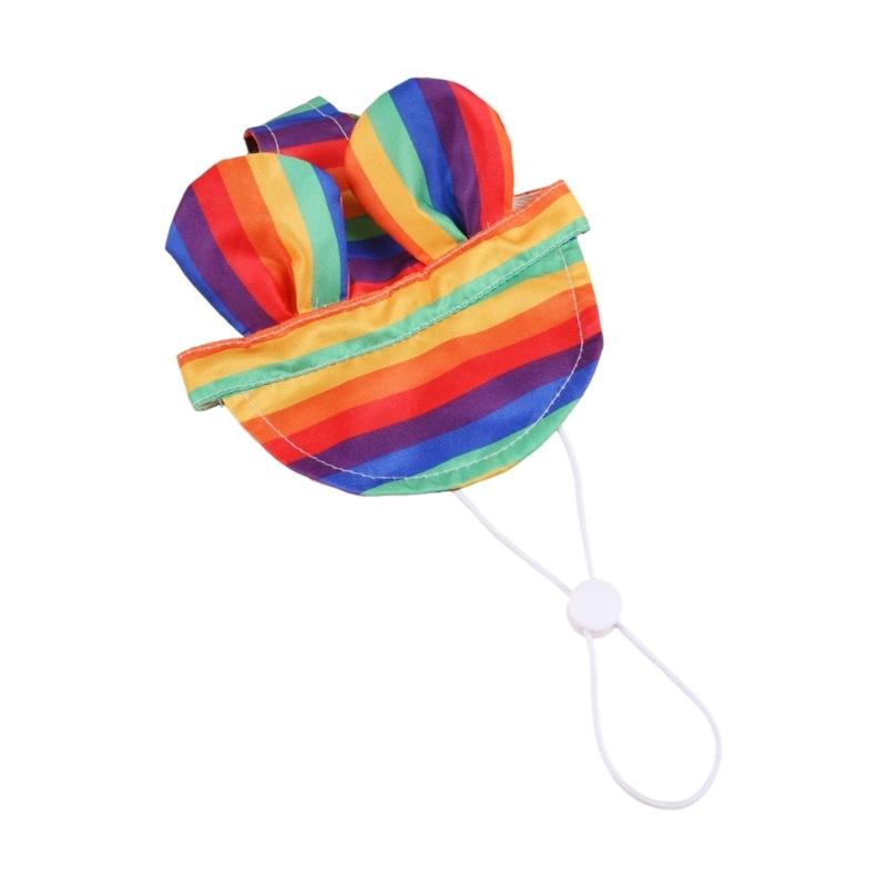 Outdoor Pet Sun Hat Sun Blocking Design Lightweighted Polyester Summer Hat For Dogs Kitten Ventilated Ear Space