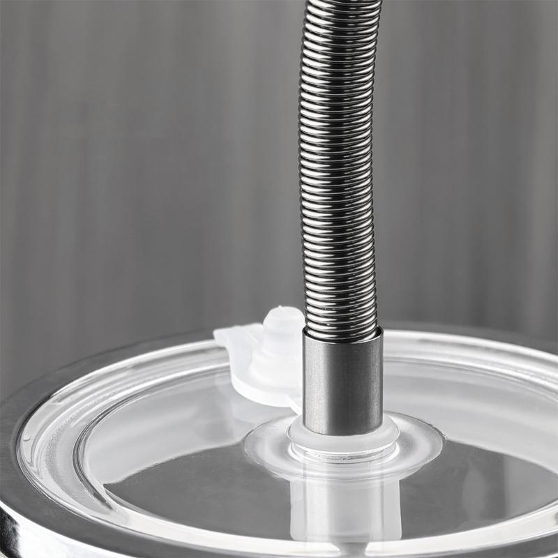 Automatic Coffee Machine Milk Foam Tube Stainless Steel Milk Hose With HP1 Adapter for WE8, ENA 8, 90, E6, D6, E6