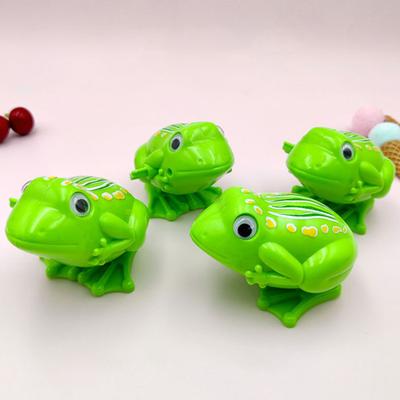 Wind-up Toy Educational Kids Frog Clockwork Toy Interactive Running Animal Toy for Children Boys Girls Teens