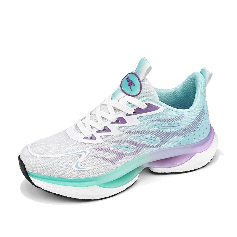 

Мужские кроссовки, новинка 2023 года, спортивная повседневная обувь для мужчин, дышащая летающая тканая амортизирующая обувь для пар с попкорном 36