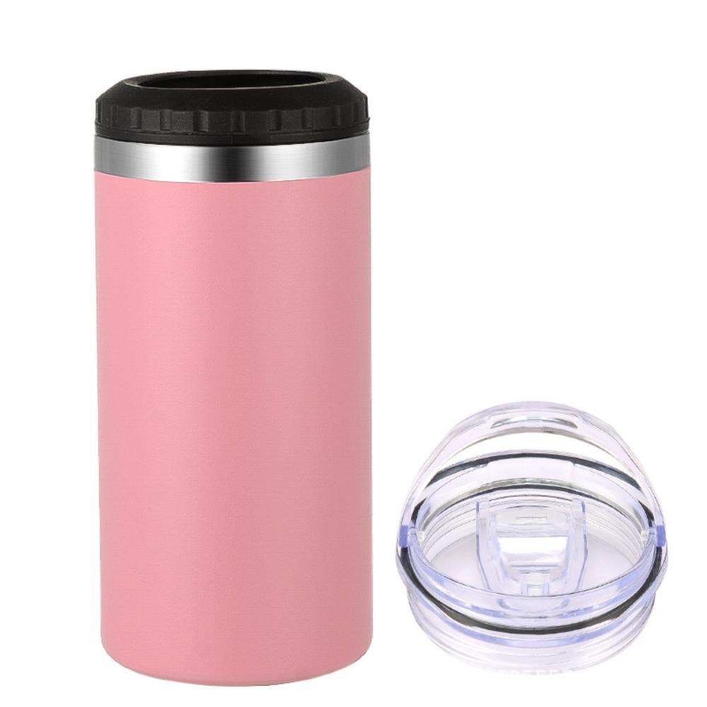 16oz Beer Cooler Mug Stainless Steel Cola Can Cooler Beer Thermal Insulation Mug  Summer