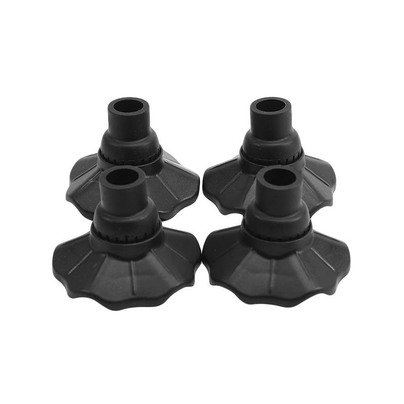 4Pcs Folding Table Chair Foot Caps Non-Slip Wear-Resistant Table Leg Protector Covers for Camping Folding Table Moon Chair