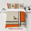 Digital Printing High Imitation Light Luxury Bedding Three-Piece Microfiber Duvet Cover