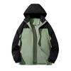 Autumn New Outdoor Windproof Waterproof Jacket Couple Can Detachable Hat Mountaineering Wear Sports Casual Jacket Men