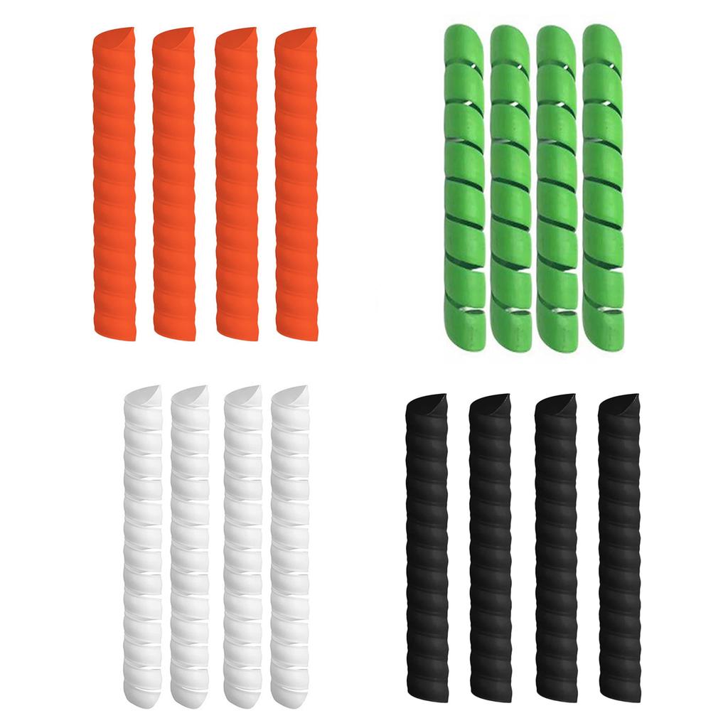 4x Tree Trunk Protector Plastic Spirals Tree Guards Trunk Protector Tubes Wraps Protect Plant From Deer Rabbit Rodents