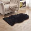 Plush Pink Faux Wool Rug for Bedroom or Living Room