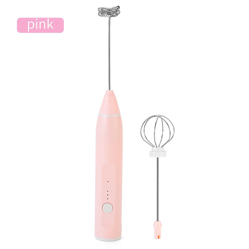 1 PCS Handheld Egg Beater 3 Speeds Electric Milk Frother Foam Maker Mixer USB Rechargeable Coffee Drink Frothing Wand Foamer