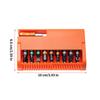 Magnetic Driver Bits 19 Pieces Heavy-Duty Magnetic Bits For Electronics Repair For Mechanics Hobbyists Professionals Technicians