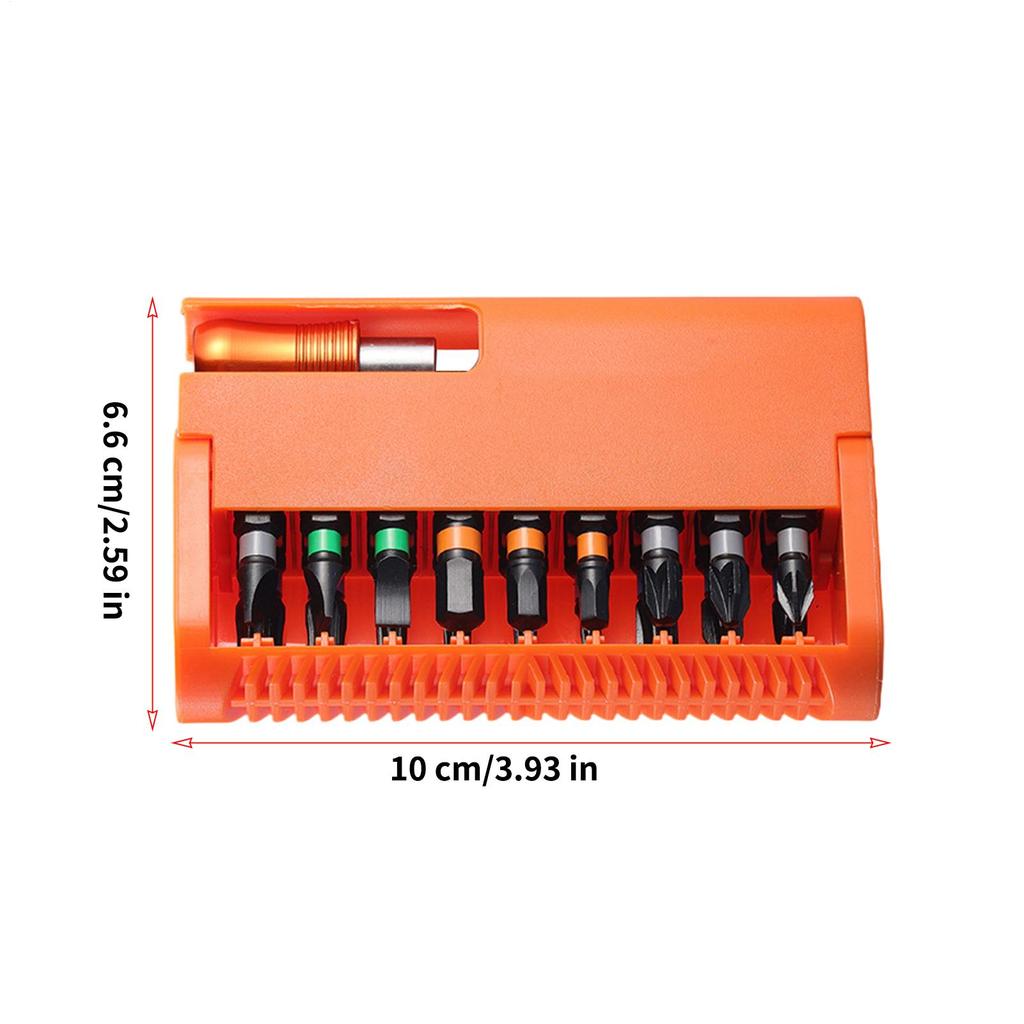 Magnetic Driver Bits 19 Pieces Heavy-Duty Magnetic Bits For Electronics Repair For Mechanics Hobbyists Professionals Technicians