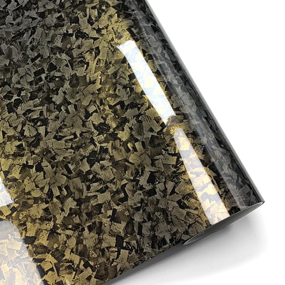 

Car Sticker Forged Carbon Fiber Wrapping Vinyl Film Chameleon Air Release DIY Auto Body Stickers for Motorcycle Car Accessories 10cmx150cm