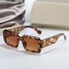 Luxury Brand Designer Houndstooth Square Sunglasses Women Men Vintage Fashion Sun Glasses Travel Eyewear Unisex