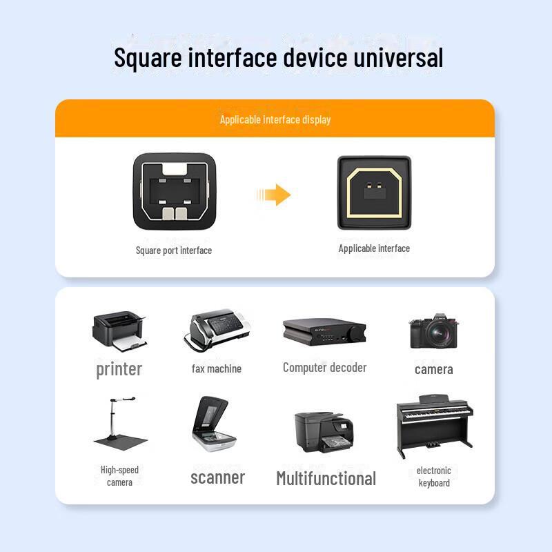 "Greenlink Universal USB Printer Data Cable - 1m/3m/5m Extension"