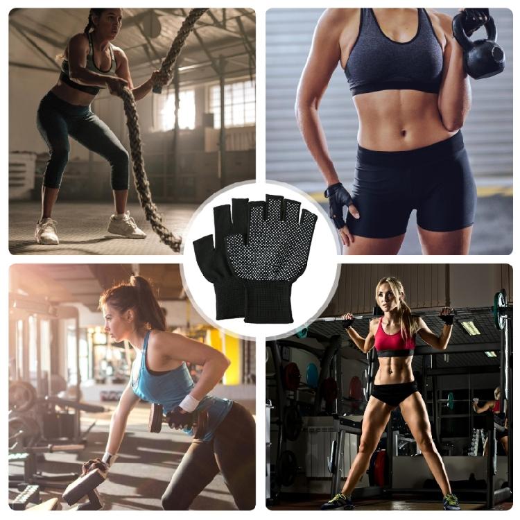 12Pair Breathable Sports Gloves Unisex Nylon Fingerless Gloves NonSlip Nylon Working Gloves for Women and Men