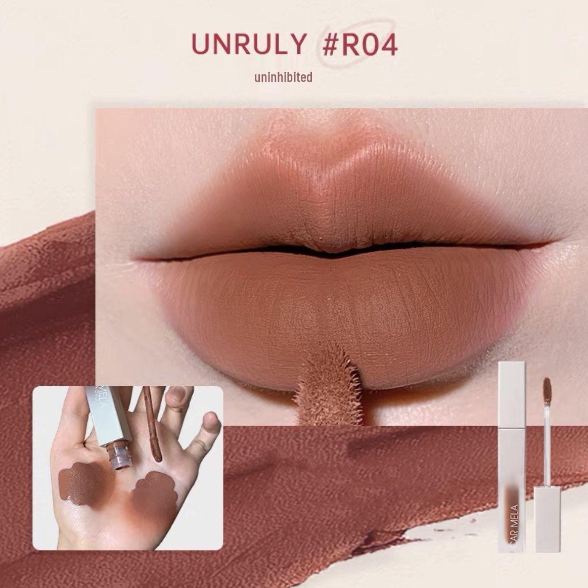 

CARMELA Chameleon Color-Lock Matte Velvet Lip Glaze - Whitening, Non-Stick, Nude Lips Lipstick