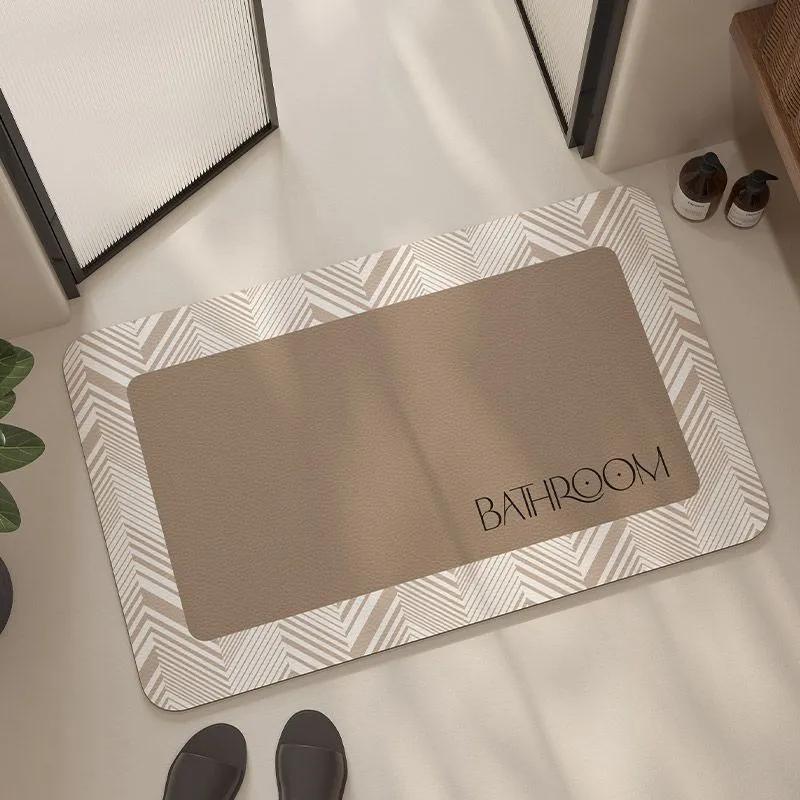 Bathroom absorbent diatom mud toilet doormat toilet toilet floor mat toilet carpet
