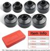 Oil filter wrench, fuel filter removal tool compatible with various vehicles, including 24 27 29 30 32 36 38mm oil canister socket - 7 pack