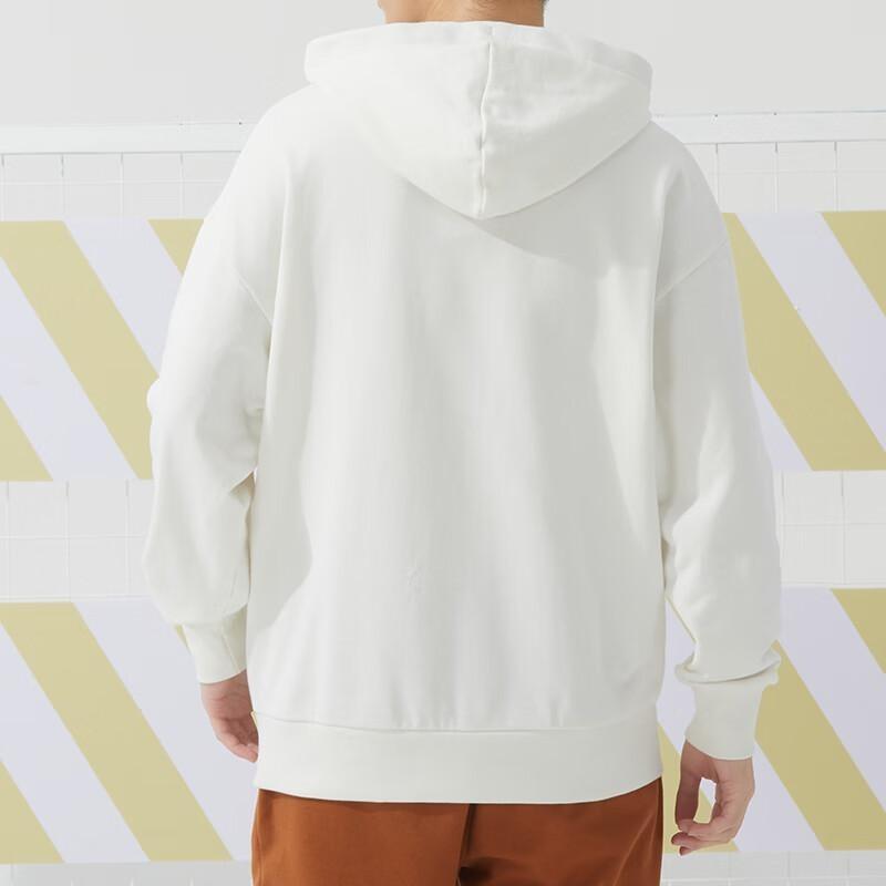 Puma Letter Print Drawstring Hooded Casual Long Sleeve Sweatshirt Unisex Sweatshirt White 625801-65