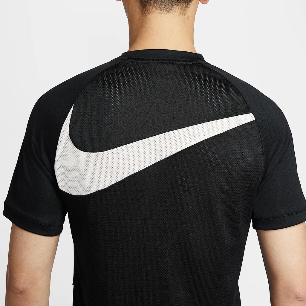 Nike Dri-Fit Academy Comfortable Stylish Soft Versatile Short Sleeve Soccer Shirt Men tops Black HJ4244-010