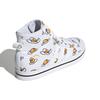 Adidas Gudetama X  Neo Bravada Mid Canvas Printed Casual Sports Non-Slip High-Top Skate Shoes Unisex Sneakers Off-White FY2939