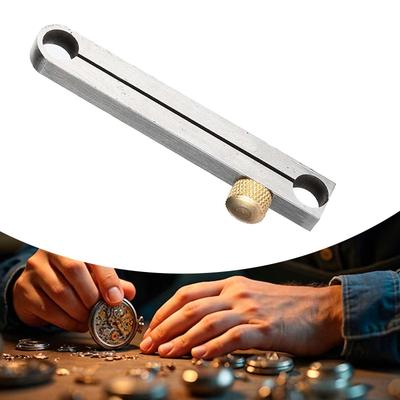 Watch Center Wheel Press Holding Tool,Adjustable Clips,Metal Portable Repair Tool,Grip for