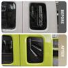 ABS Louver Window Visor For Suzuki Jimny Nomade 2023-2025 Side Window Shutter Cover Trim Exterior Accessories Black Auto Parts