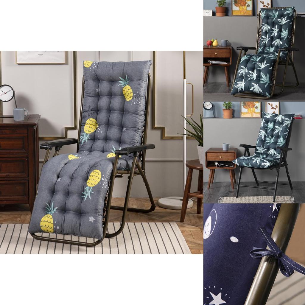 Beautifully Designed Leaves Starry High Back Chair Cushion For Luxurious Outdoor Seating