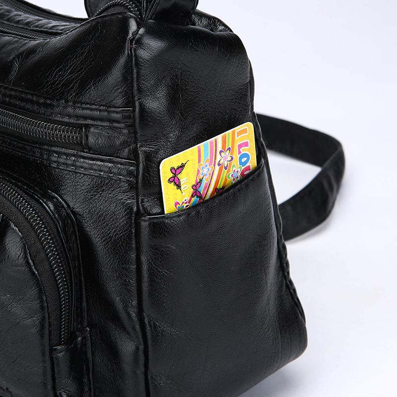 Women's PU Bag Fashion Shoulder Multi-compartment Crossbody Bag