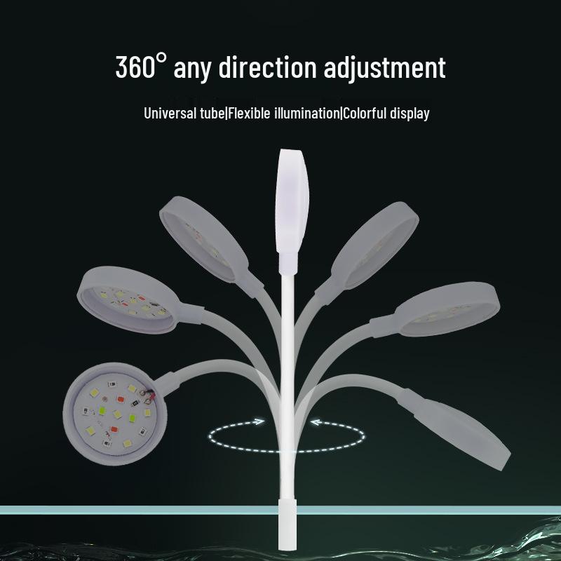 Mini USB LED Clip Light for Aquariums - High Brightness for Aquatic Plants
