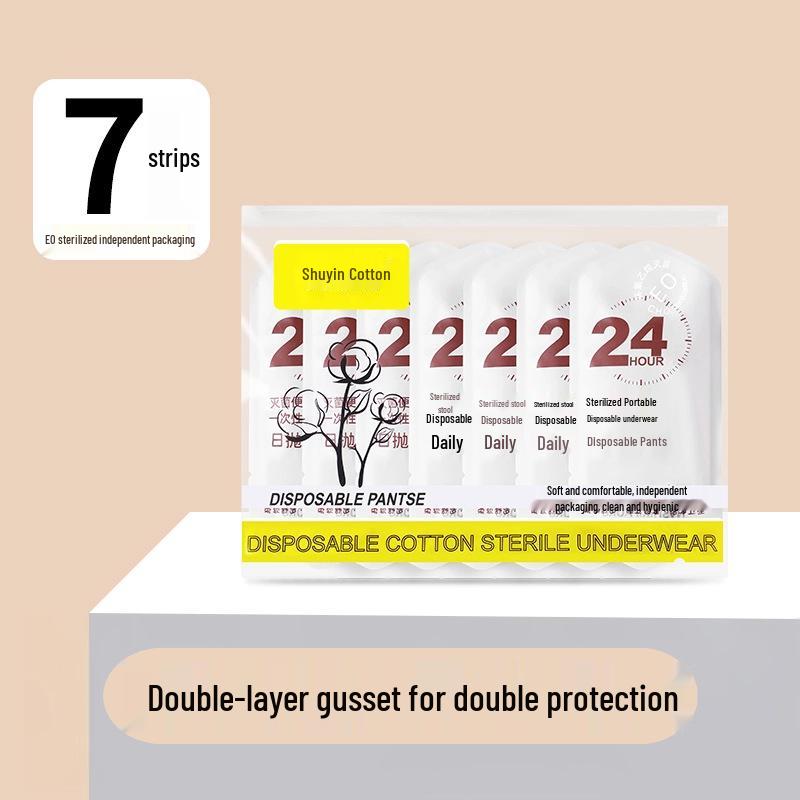 Portable Women's Disposable Briefs - Travel & Maternity, Wash-Free, Plus Size