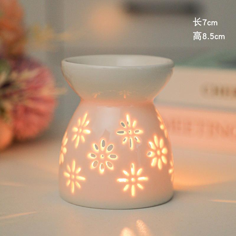 Incense Burner Wax Candle Incense Burner Incense Burner Bedroom Lamp Paint Aromatherapy Essential Oil Household