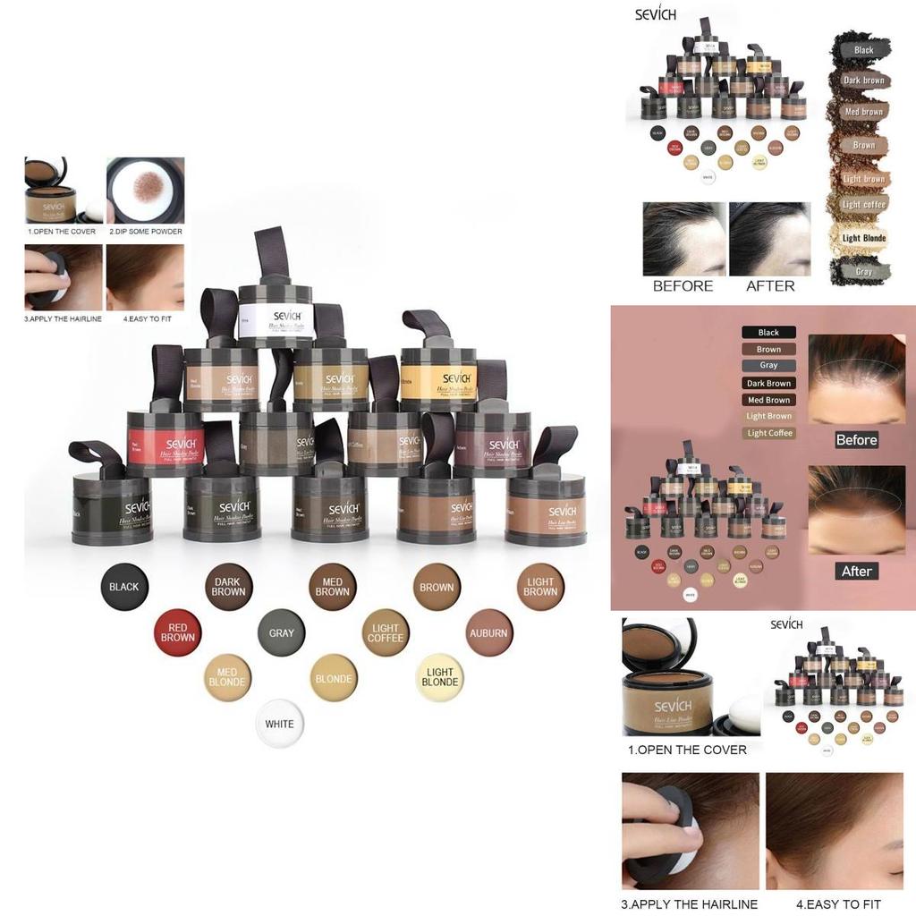 Sevich Hairline Powder For Flawless Coverage And Natural Finish In Various Shades