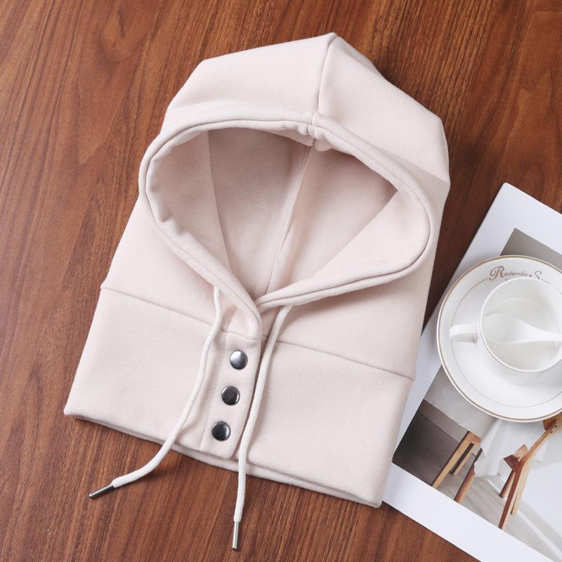 

2025 New Fashion One-piece Scarf Hat For Men and Women Spring and Autumn Women s Outdoor Sports Scarf Hat бежевий