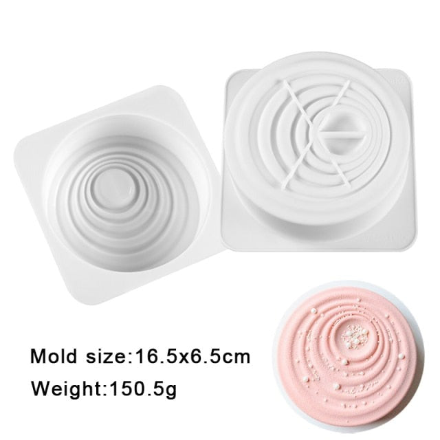 27 Style Silicone Cake Molds Pastry Bakeware Set Non-Stick Mousse Mould Party Dessert Baking Tools Decorating Pan Kitchen Tools Silicone Cupcake Bakin