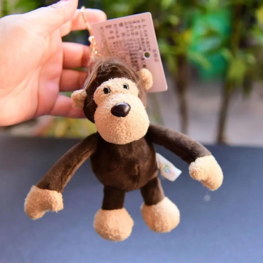 Stuffed Animal Animal Plush Keychain Jungle Brother Koala Raccoon Forest Animal Pendant Wolf Hippopotamus Cute Cartoon