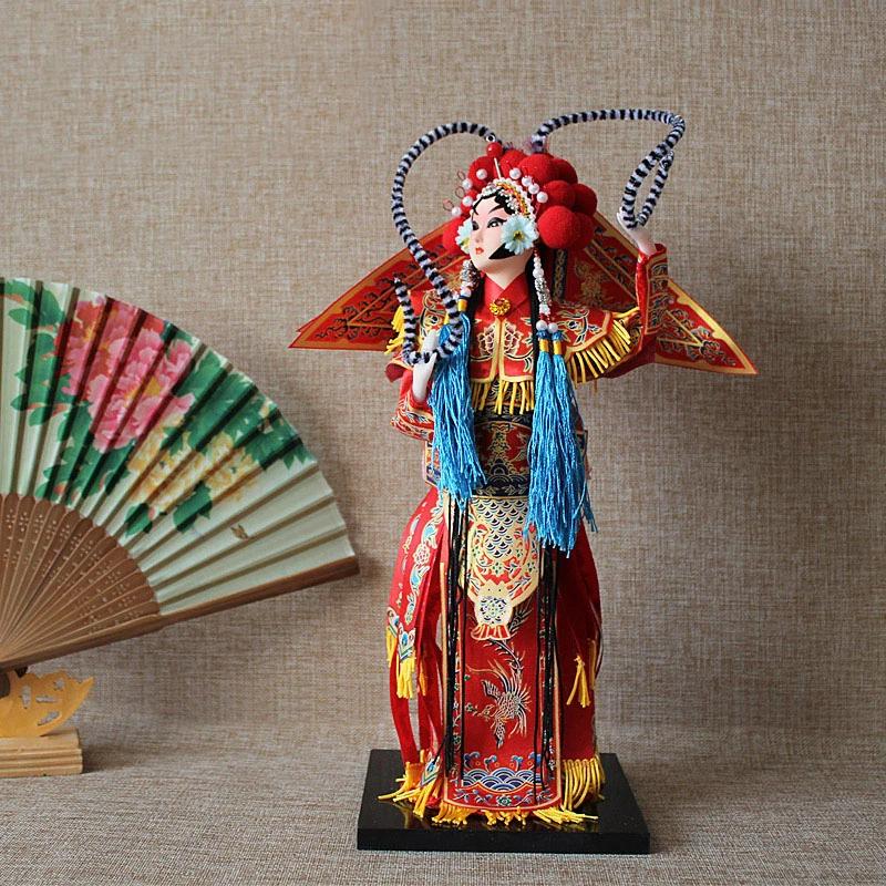 Beautiful Beijing Opera dolls Chinese style Peking Opera Silk doll Beijing special gifts Chinese cultural Rag doll sushi boat