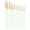 12Pcs Artist Paint Brushes Nylon Hair Art Supplies Stationery Watercolor Oil Painting Pen