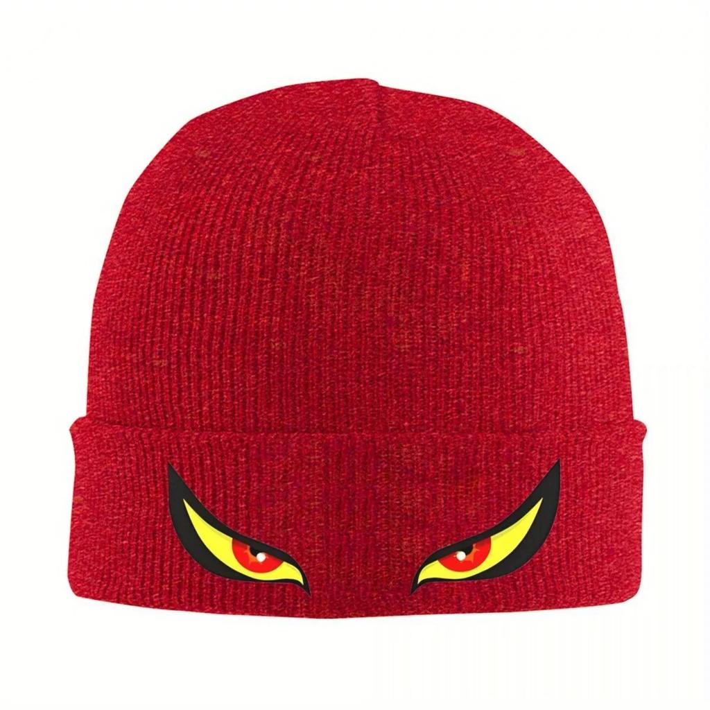 Neue Böse Gelbe Augen Mützen Haubenmützen Unisex Erwachsene Retro Fitnessstudio Skullies Beanies Herbst Design Thermische Elastische Kappen