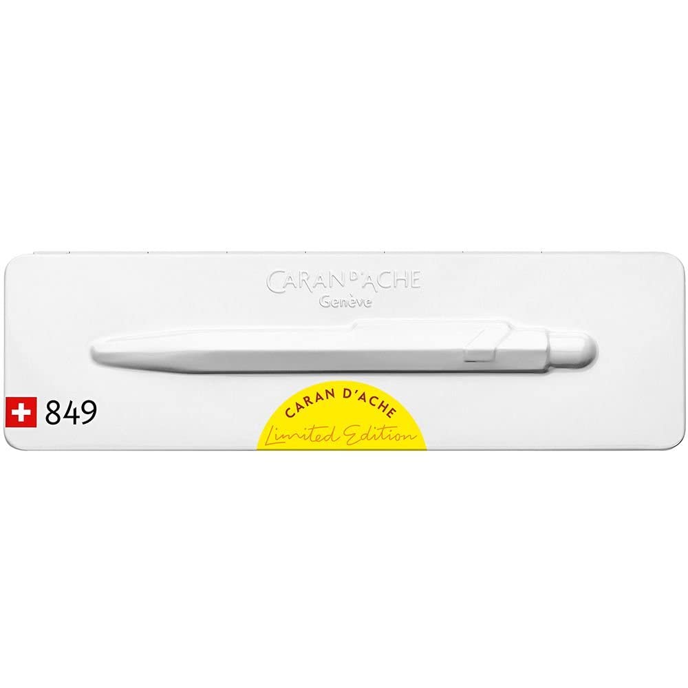 CARAN Ballpoint 849 Your Edition Canary Limited Official Import D'ACHE Pen, Oil-Based, Crème Style, 2, Yellow, NF0849-537, Edition,