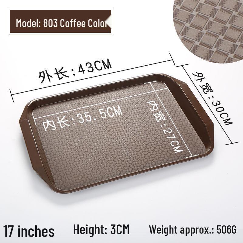 A5 Plastic Non-slip Serving Tray