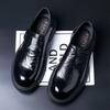 2025 Autumn Leather Shoes Men's First Layer Cowhide One-pedal Loafers Dress Commuting Business Casual Leather Shoes Trend
