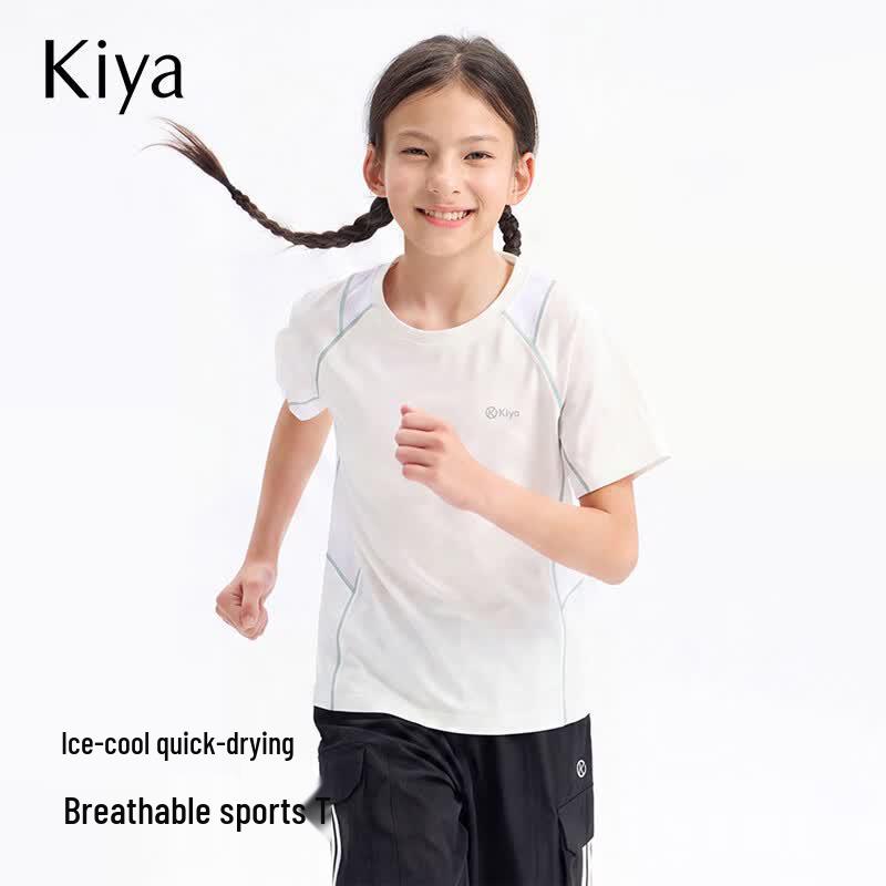 KIYA Girls Quick-Dry Sports T-Shirt 160